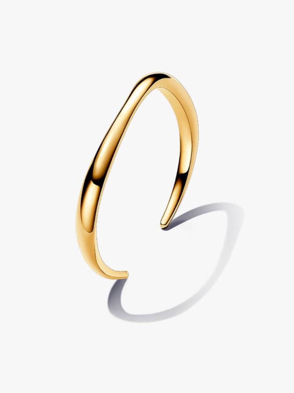 Pandora Organically Shaped Open Bangle